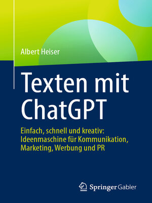 Texten mit ChatGPT - ebook